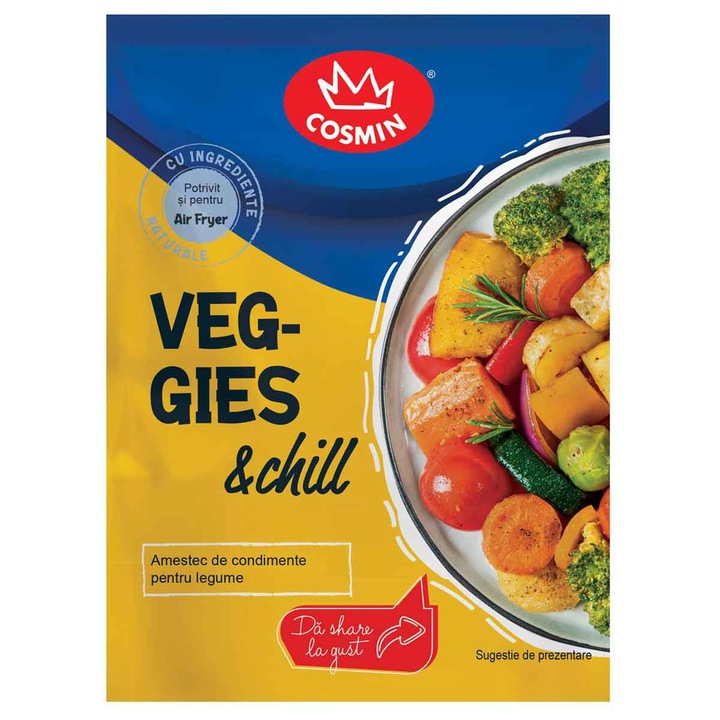 Amestec de condimente pentru VEGGIES, Cosmin, 28g