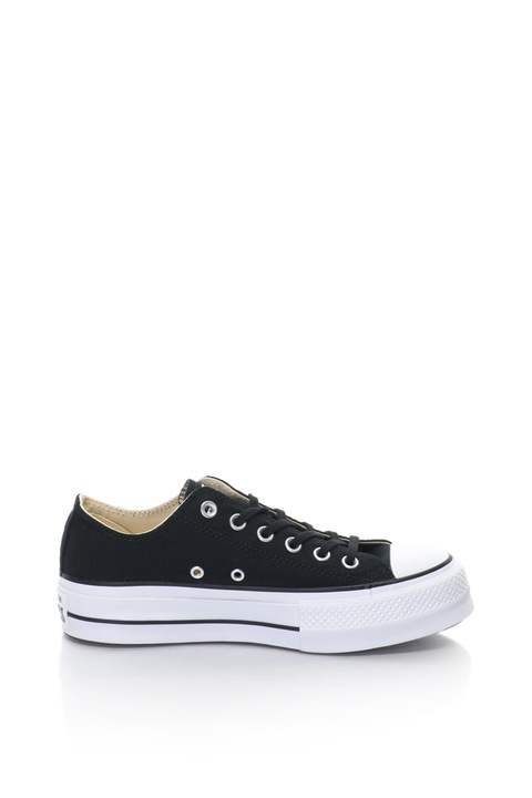Converse, Tenisi flatform Chuck Taylor All Star Lift, Negru, 6.5