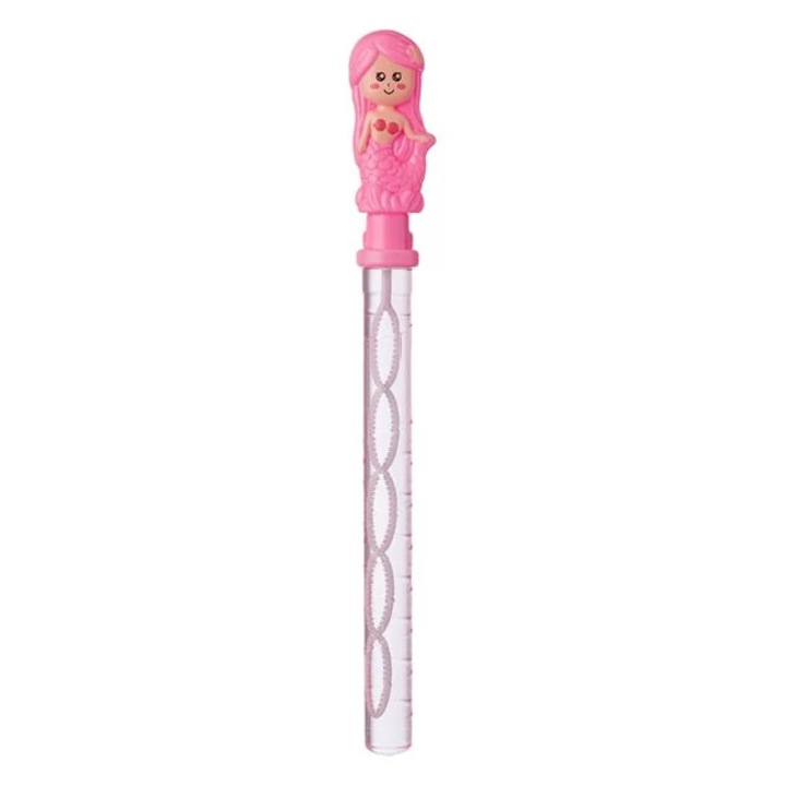 Jucarie baloane de sapun sabie roz sirena plastic 38cm fete