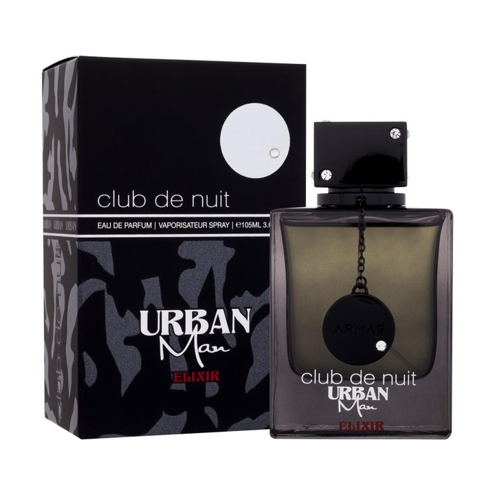 Armaf Club de Nuit Urban Man Elixir, Apa de Parfum, 105 ml, de barbati, Note de Bergamota, Lavanda si Ambroxan