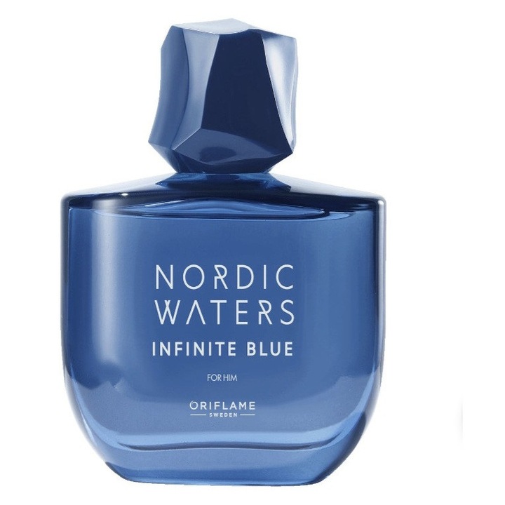 Nordic Waters Infinite Blue Eau de Parfum férfiaknak, Oriflame, 75 ml