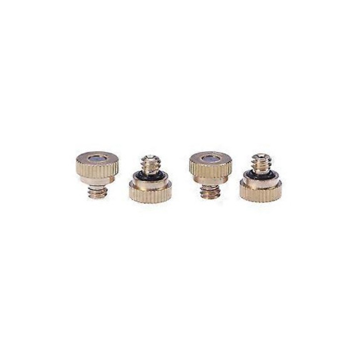 30 db rozsdamentes acél sárgaréz fúvóka készlet 0.3mm 1x1x1cm