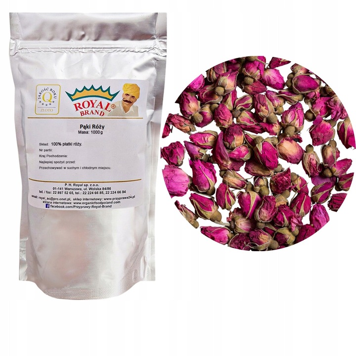 Muguri de trandafir 1Kg Flori comestibile uscate Trandafir Muguri de trandafir uscate