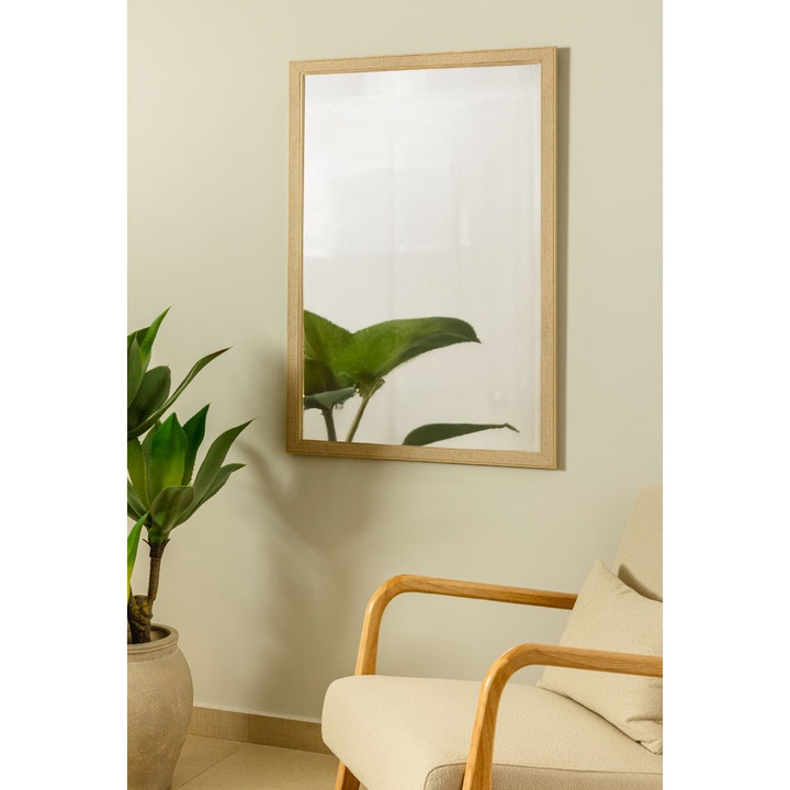 Oglinda Liberta Physiko bej 66x1.5x96cm set 4 bucati