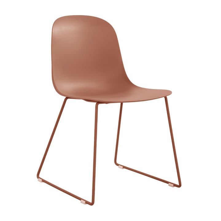 Scaun gradina Liberta Delta Karekla terracotta 45x56.5x80.5cm 4 locuri