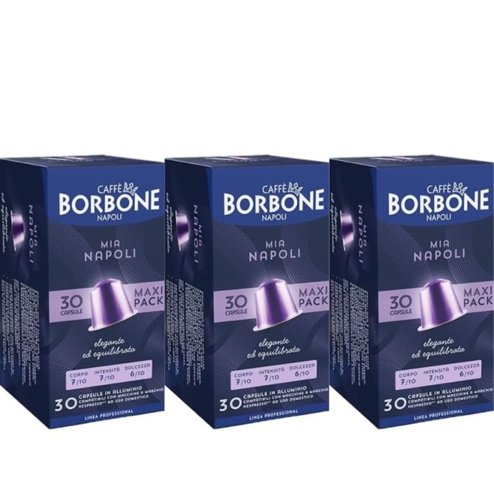 90 kapszula alumínium Borbone Mia Napoli kávé - Nespresso kompatibilis