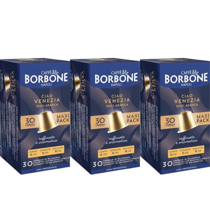 90 kapszula alumínium Borbone Ciao Venezia kávé - Nespresso kompatibilis