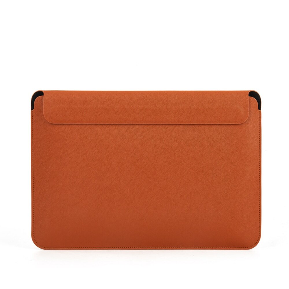Husa de protectie pentru MacBook Air de 16 inci, cu inchidere magnetica, antiderapanta si rezistenta la uzura, cu dubla functionalitate (husa de protectie/suport pentru mouse), maro