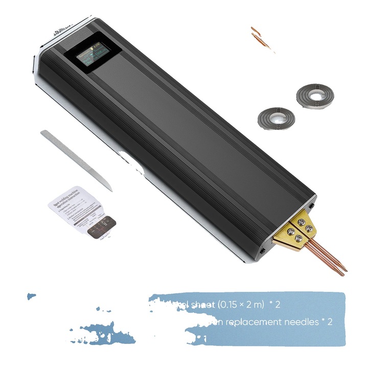 Hordozható hegesztőgép 800A 5000mAh fekete