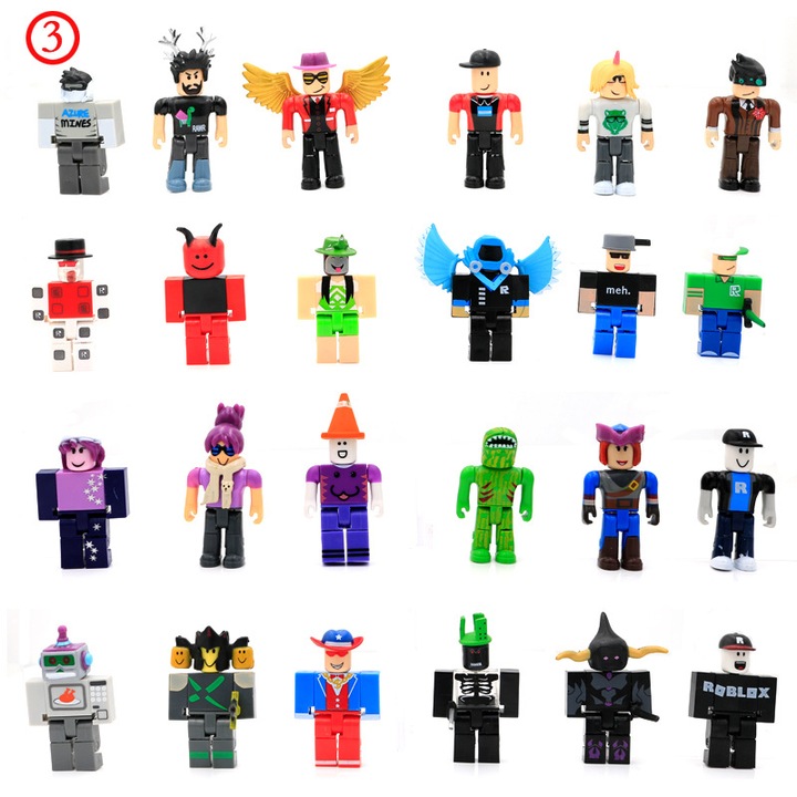 Пълен комплект от 24 фигурки Roblox, фигурки от виртуалния свят, колекционерски фигурки от гейминг вселената, подаръци за рожден ден за момчета и момичета
