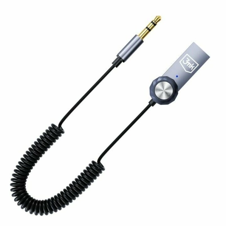 3MK audio adapter mikrofonnal, Bluetooth 5.4, szürke