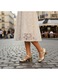 Elegáns magassarkú cipő lányoknak, műbőr, G6120.6220, arany, 35