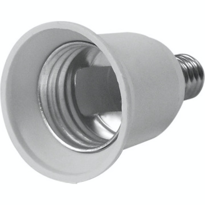 Adaptor De La E14 La E27, DeLight DL3057, 1 buc