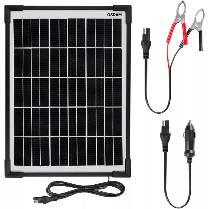 Incarcator solar intretinere baterie, osp1000 Osram 12v 10w , rezistent la apa