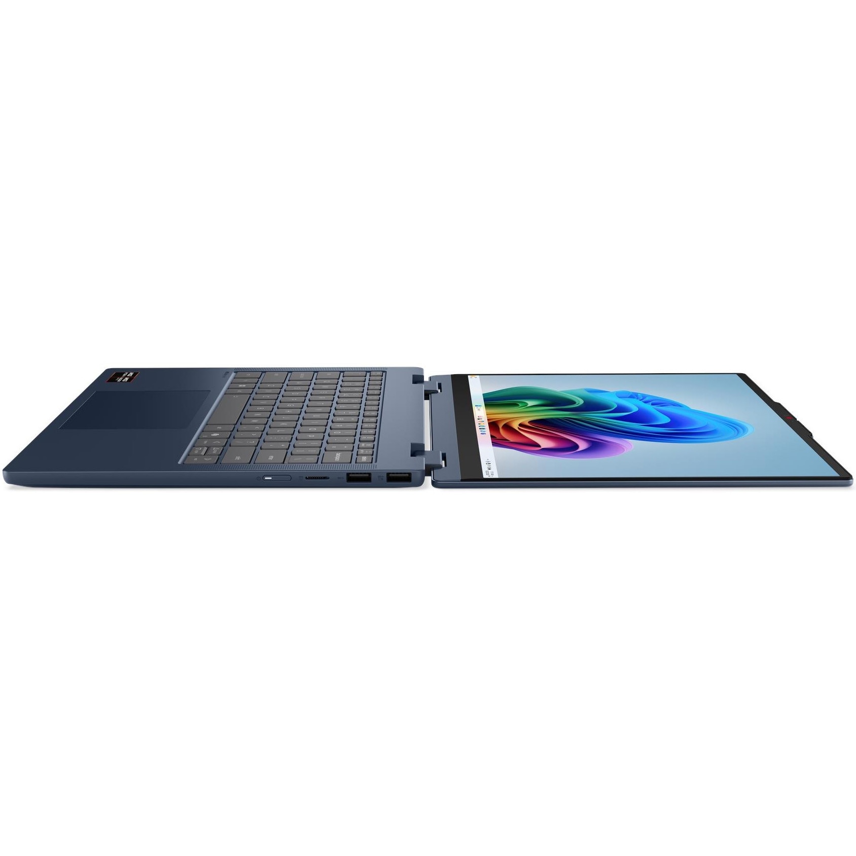 Laptop Lenovo IdeaPad 5 2-in-1 14AHP11 cu procesor AMD Ryzen™ 5 230 pana la 4.90 GHz, 14" WUXGA, OLED, Touch, 16GB RAM, 512GB SSD, AMD Radeon™ 760M Graphics, No OS, Cosmic Blue, 3y Courier or Carry-in