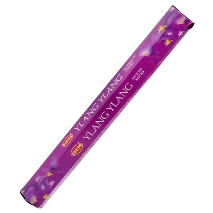 Set 20 betisoare parfumate Ylang Ylang, parfum floral exotic pentru meditatie, relaxare si parfumare ambientala