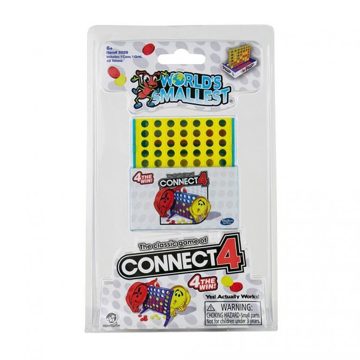 Joc de societate, World's Smallest, Connect 4, mic, clasic