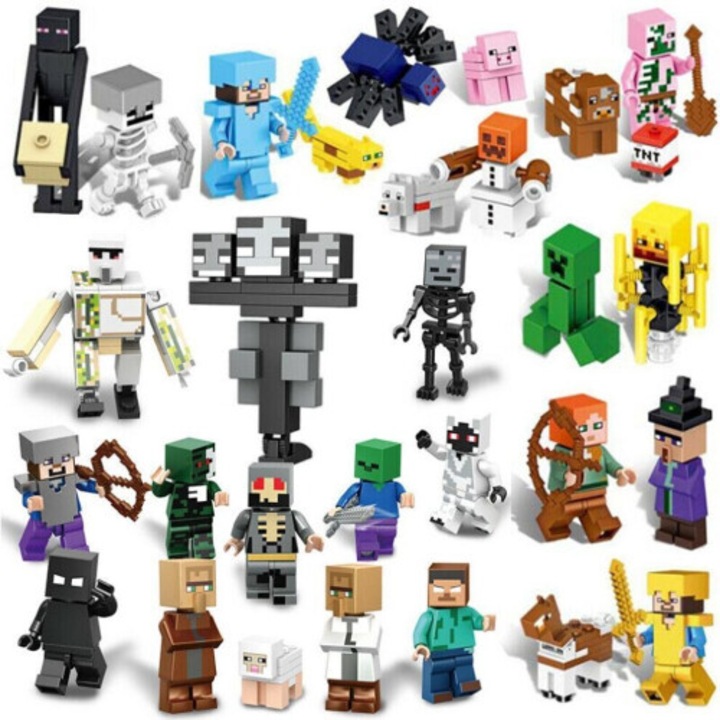 Set 29 figurine Minecraft My World 29x