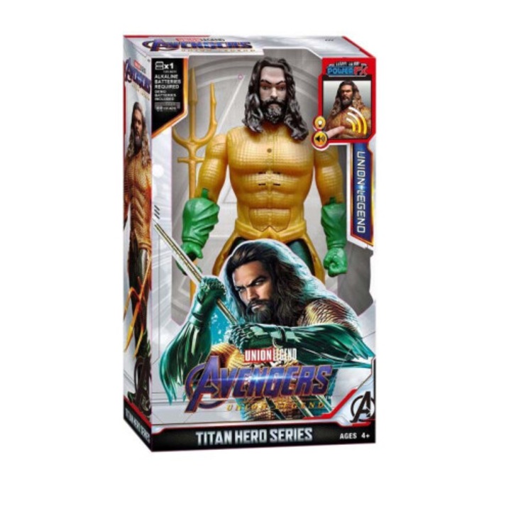 Figurine set multicolor Aquaman Spiderman Thanos Thor Hulk Iron Man Venom Ronin Groot