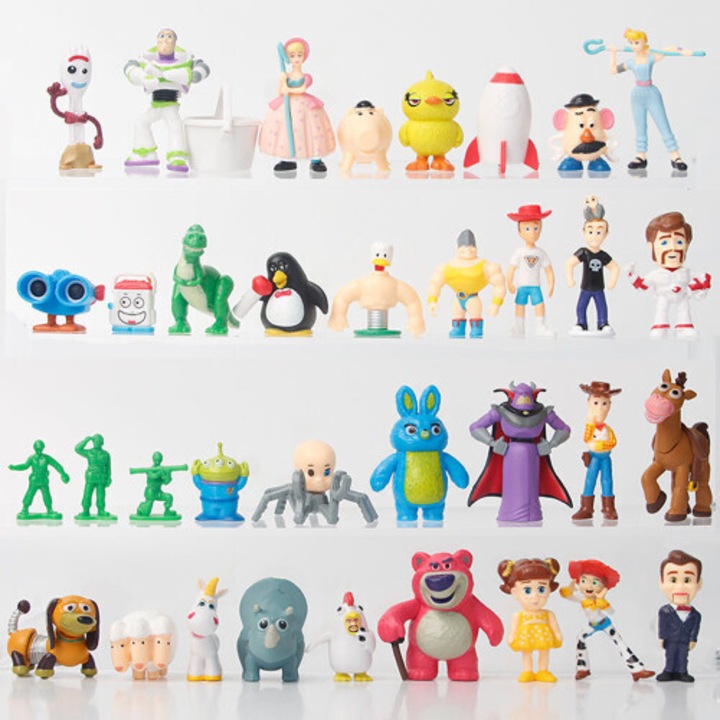 36 db-os figura készlet Toy Story Woody Lotso Alien többszínű