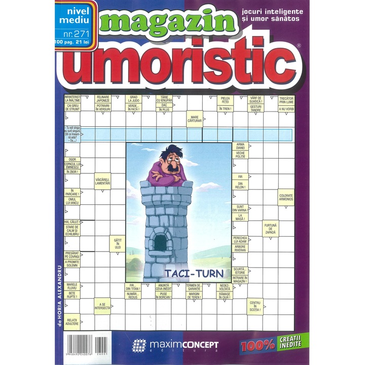 Integrame Magazin umoristic nr.271, nivel mediu - editura Maxim