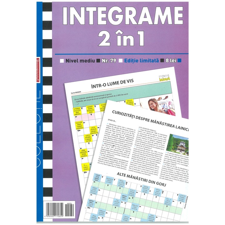 Integrame 2 in 1 79 - Integrama haioasa si integrame cu gust - nivel mediu - Alias Publishing