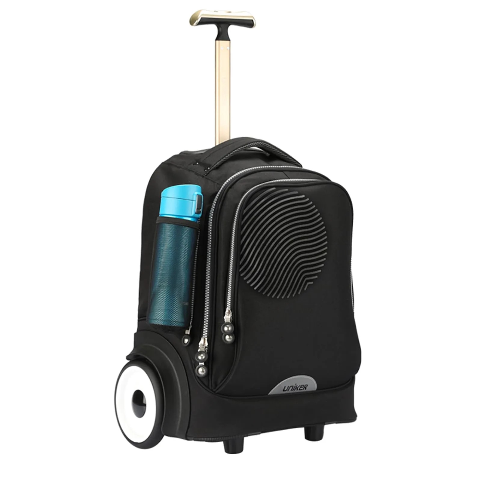 Geanta de laptop cu roti silentioase pentru laptopuri de 15, 6 inch, roti de 15 cm, rucsac cu roti, geanta pentru laptop cu roti