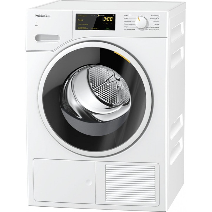 Uscator rufe Miele TWD260WP 8kg alb 85x60x64.3cm