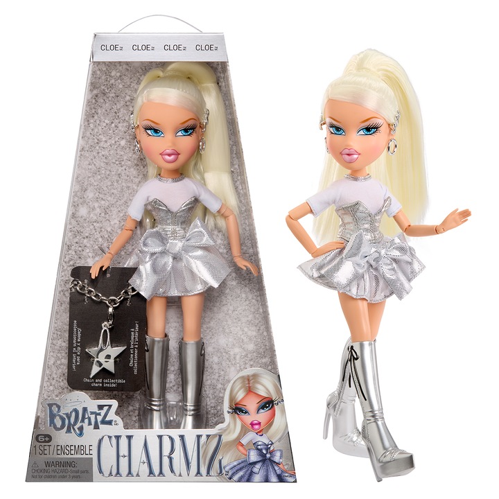Papusa Bratz seria Charmz cu bratara − Cloe 25cm