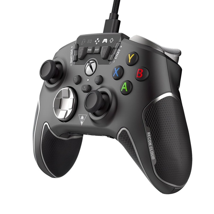 Контролер Turtle Beach Recon Cloud Hybrid, кабелен/Bluetooth, универсален, с регулируема щипка за телефон, 3м кабел, Xbox Series X, S, Xbox One, PC, Android, черен
