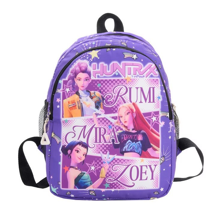 Rucsac copii BimBimBo K-POP Demon Hunters, mov, 30x24x9cm