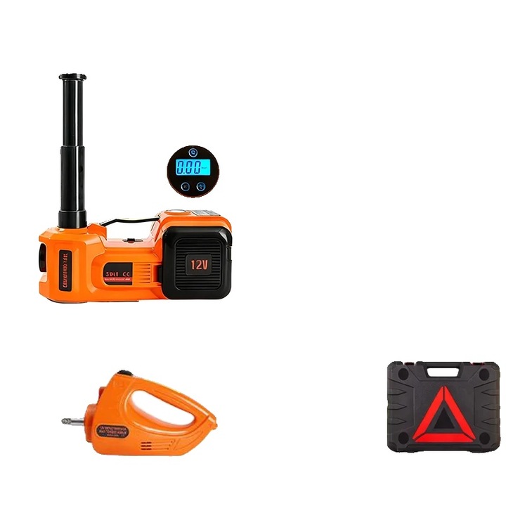Cric electric 5T digital cu pompa si lumina LED 32x15x14cm