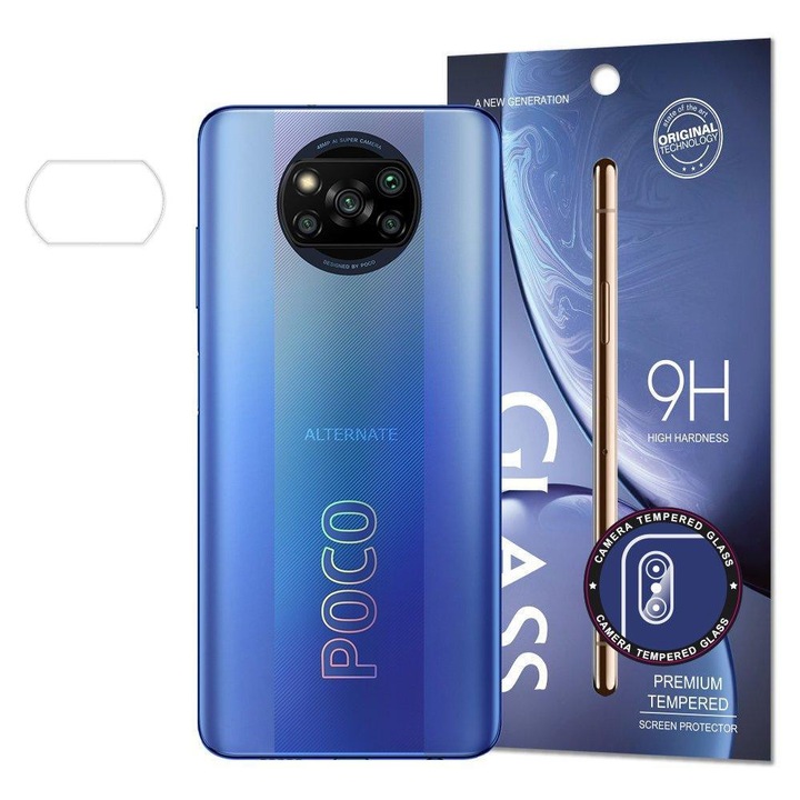 Ütésálló Kamera Védő Xiaomi Poco X3/Pro Cam Glass, Átlátszó