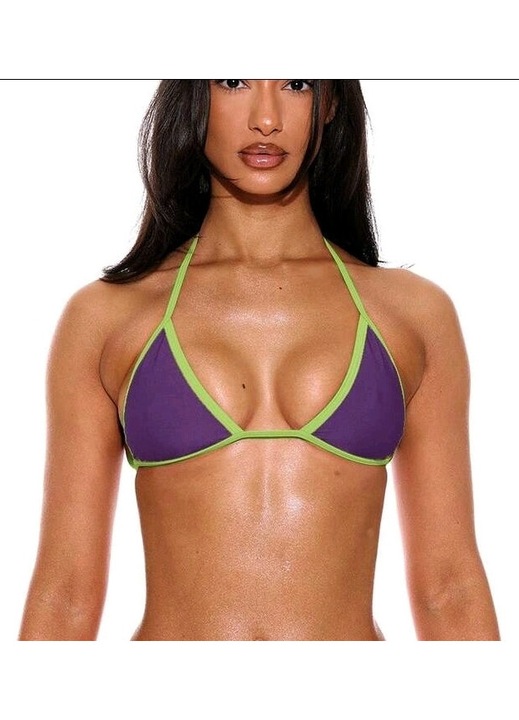 Sutien baie triunghiular, MUSERA, violet, M INTL