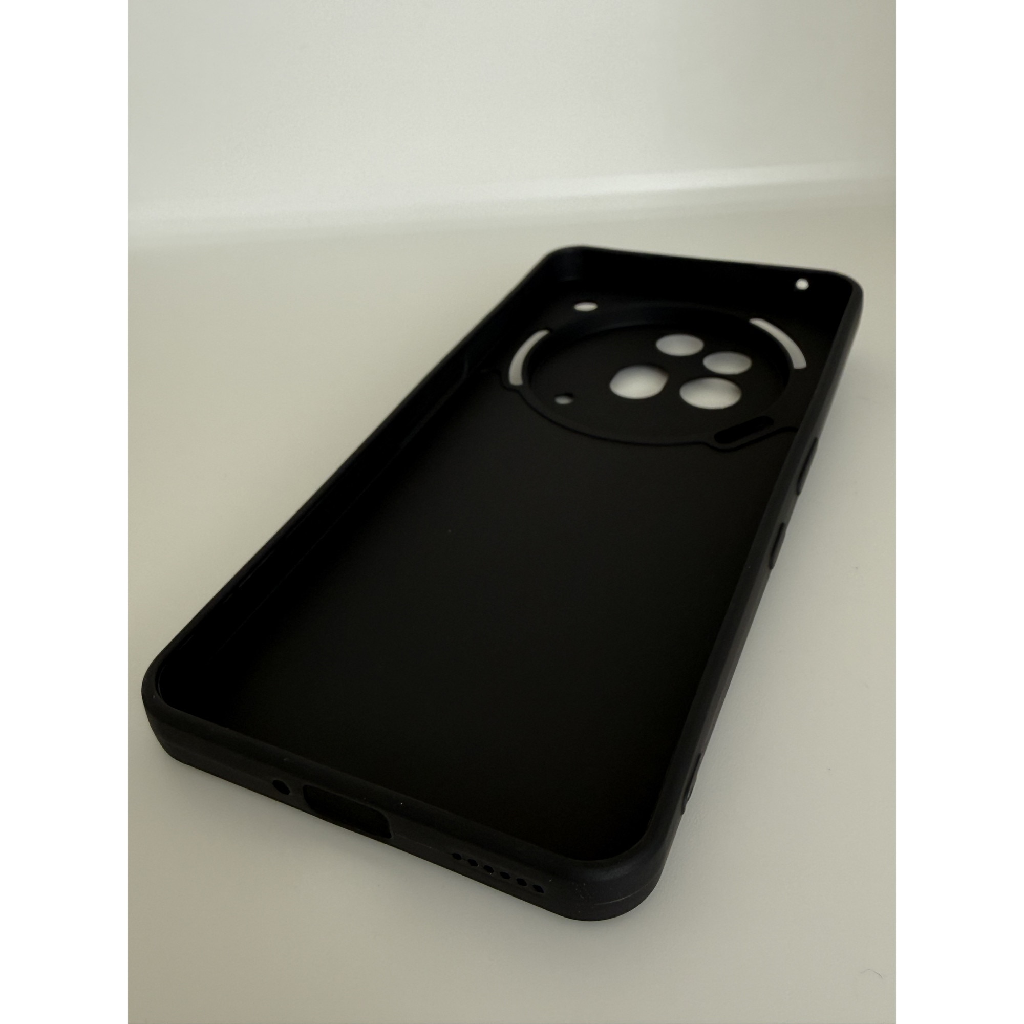 Husa protectie compatibila cu Nothing Phone 3a Pro, Silicon Flexibil Mat, Protectie Camera, Margini Ridicare pentru protectie ecran, Negru