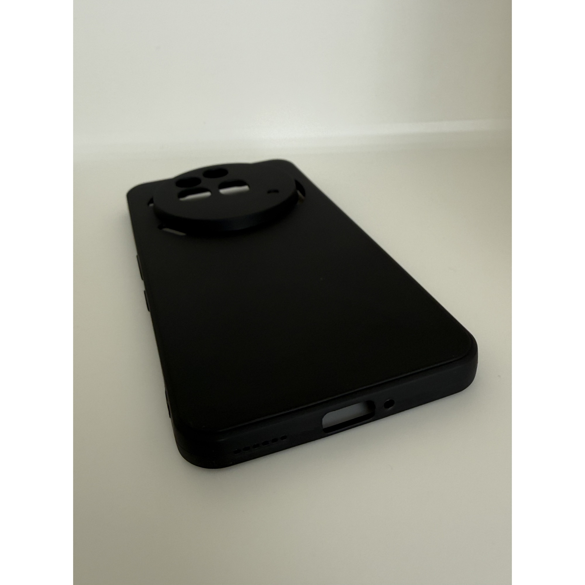 Husa protectie compatibila cu Nothing Phone 3a Pro, Silicon Flexibil Mat, Protectie Camera, Margini Ridicare pentru protectie ecran, Negru