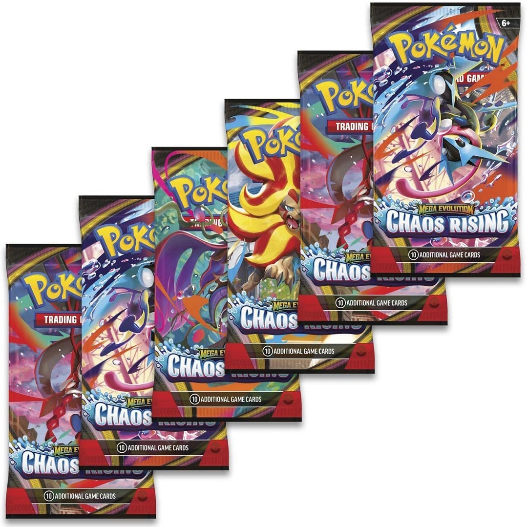 Set cartonase Pokémon TCG: Mega Evolution - Chaos Rising Booster
