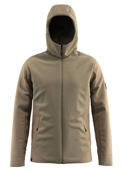 Bluza barbati Salewa Fanes Sarner Light Hybrid FW 2025, Maro deschis