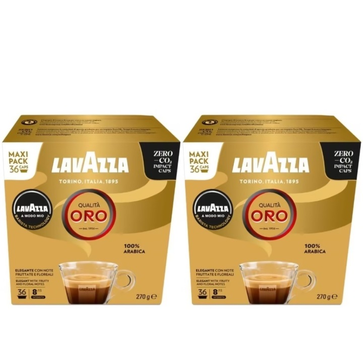 Capsule Cafea Lavazza A Modo Mio Qualita Oro, 72 Buc/Set