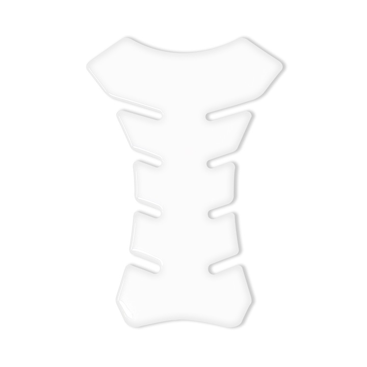 Protectie rezervor tank pad adeziv 3D pentru motociclete, transparent glitter