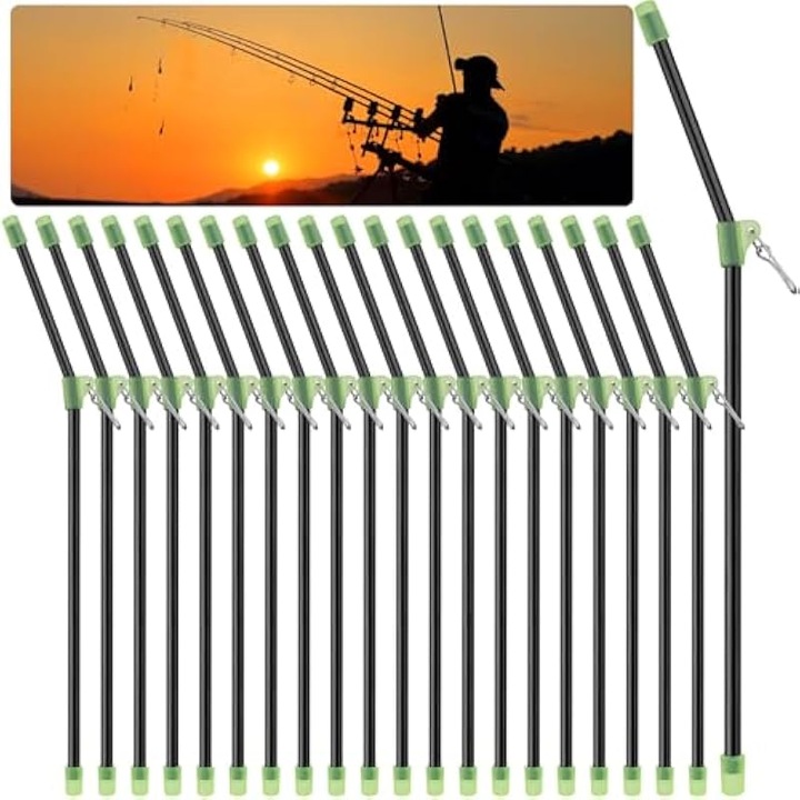Set 20 tuburi anti-incurcare pentru pescuit, accesorii monturi, rezistente, flexibile