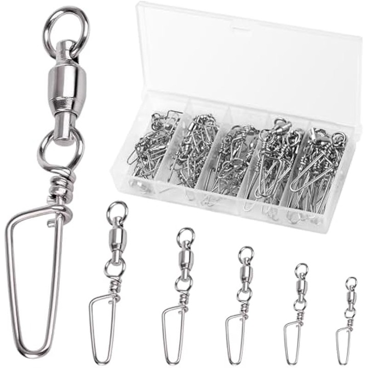Set 50 bucati pivot cu rulment, 5 marimi, otel inoxidabil, rezistent, 27-48mm