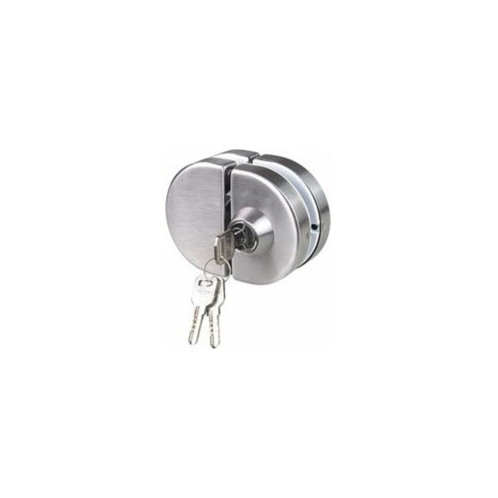 Broasca dubla pentru usa din sticla, otel inoxidabil 304, 10-12mm, fara cadru