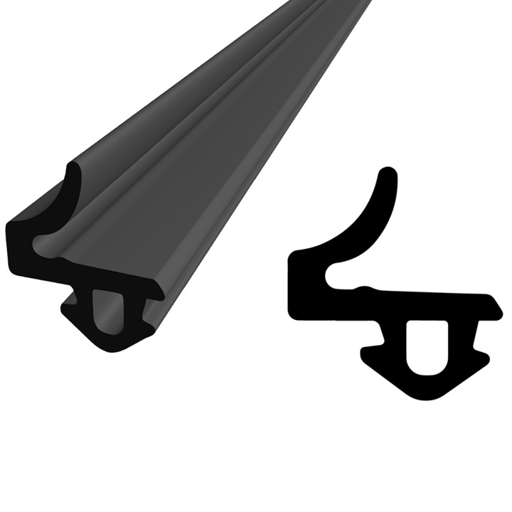 KYCT EPDM fekete ablaktömítő szalag 50m