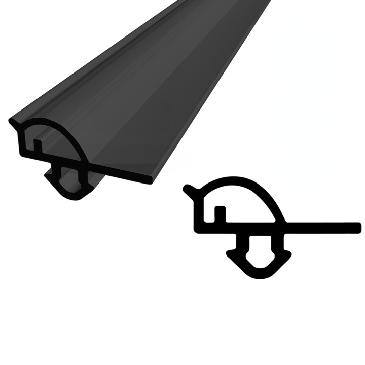 KYCT EPDM fekete ablaktömítő szalag 50m