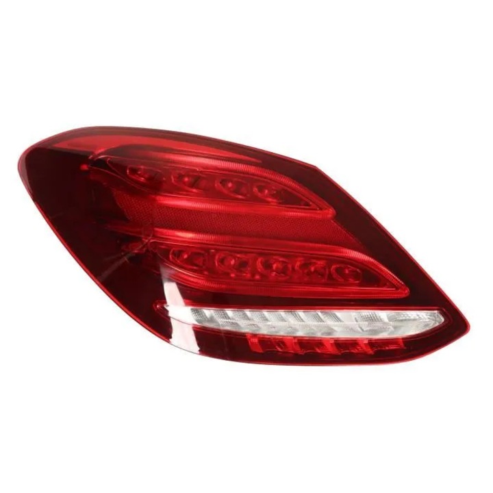 Bal hátsó LED lámpa, OEM, A2059060357, piros, C-osztály W205 Sedan modellekhez