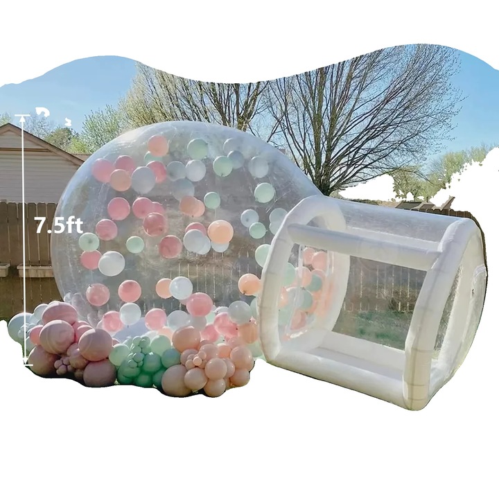 Casa gonflabila transparenta pentru petreceri 2.5m PVC