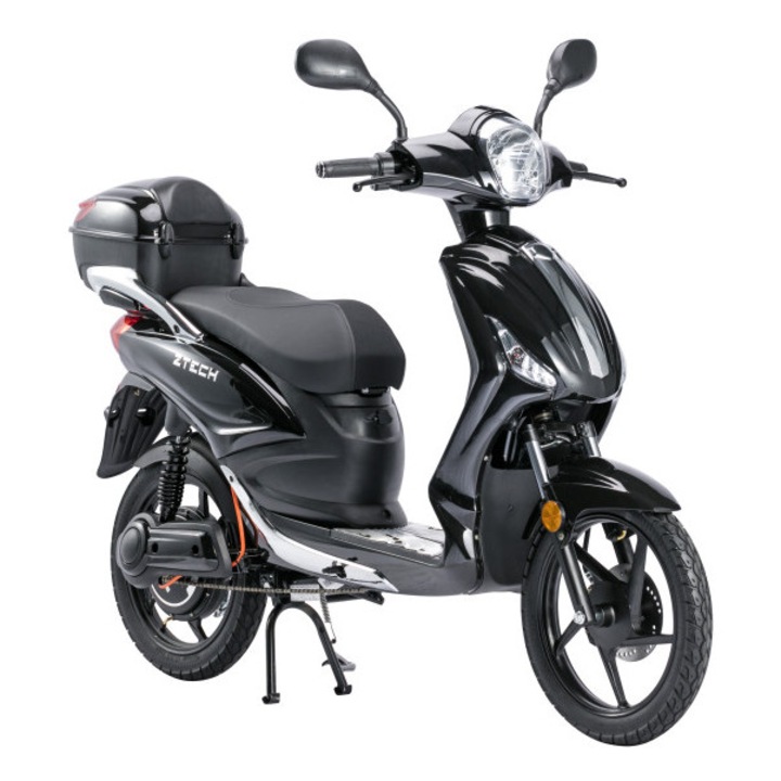 ZTech ZT-09 TDC, elektromos robogó, 48V, 1000 W, 20 Ah, ólomsavas, 25 km/h, fekete