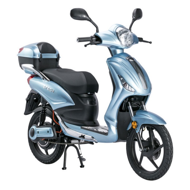 ZTech ZT-09 TDC, elektromos robogó, 48V, 1000 W, 20 Ah, ólomsavas, 25 km/h, ezüst