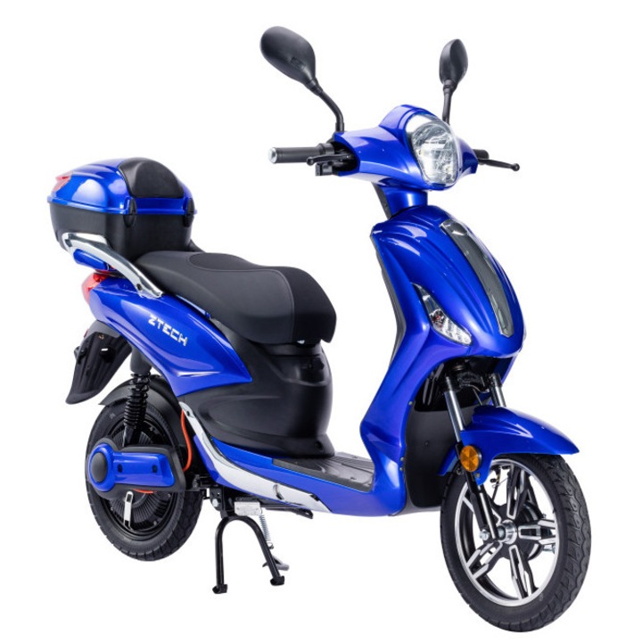 ZTech ZT-09 TAL, elektromos robogó, 48V, 350 W, 12 Ah, lítium, 25 km/h, matt kék